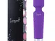 Personale Magic Wand Massaggiatore Vibratore Wireless, Potente Wand Massager, Ricaricabile...