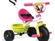 Smoby - Triciclo Be Move Masha, 7600740300, 15 Mesi, Triciclo Evolutivo, Struttura in Meta...