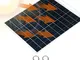 Caricatore solare,Jadeshay 30W Pannello Solare 5V Cella Solare Silicio Policristallino,con...