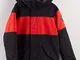 Burton Symbol Giacca Da Snowboard, Bambino, True Black/Flame Scarlet, M