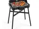 Klarstein Grillkern - Grill Elettrico, Barbecue, Grill da Tavolo, 3 Zone di Calore, Doppio...