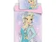 Disney Frozen Elsa Lenzuola Copripiumino Set Letto Singolo e Federa 140x200 Cotone Origina...