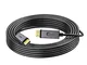 QING CAOQING Cavo HDMI 2.0b,Cavo HDMI Fibra Ottica 4K 60Hz Supporta 18Gbps UHD 2160p 4:4:4...