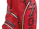 BIG MAX AQUA Sport 2 Golf Cartbag - 100% Wasserdicht-Rot