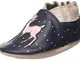 Robeez Little Fawn, Pantofole Bimba 0-24, Blu (Marine 10), 21 EU