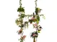 Hershii porta piante da interno scaffali per interni per fiori mensola espositori per deco...