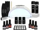 Kit Semipermanente Unghie Professionale • Set Completo 6 Colori, Primer Base Top Coat, Lam...