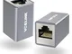 VCELINK Accoppiatore RJ45 Femmina Femmina Schermato, Connettore Ethernet Femmina POE per C...