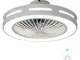 Fan ceiling light Lxn Invisibilità Soffitto Ventilatore Luce con Telecomando Moderno LED L...