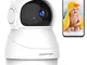 Apeman 1080P Telecamera Wi-Fi Interno ,Videocamera Sorveglianza Wifi ,Wireless IP Baby Mon...