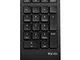 V7 KP400-1E USB Numeric Keypad 21 Keys w/Calc/Tab/Bk Space Keys