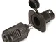 Minn Kota MKR-18 12V Trolling Motor Plug & Receptacle, Black