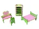 Beetest® - Mini Dollhouse di Legno Mobili Camera da Letto per Case di Barbie per Bambini G...