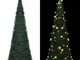 vidaXL Albero di Natale Artificiale Pop-up Stringa a LED Verde 180 cm