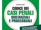 Codice dei casi penali sostanziali e processuali