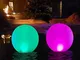 Solare da Giardino per Esterni,Luci per Piscine Galleggianti Globo Luminoso Impermeabile G...