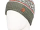 Quiksilver Nash, Berretto con Pompon Uomo, Light Grey Heather, Taglia Unica