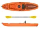 ATLANTIS Kayak-Canoa KEDRA Arancio cm 268 - seggiolino - gavone - ruotino - pagaia