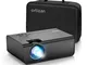 ORTIZAN Proiettore portatile 1080P Full HD 5500 lumens, Mini proiettore portatile Sincroni...