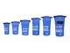 DonDon Dry Bag Borsa impermeabile da 2l, 5l, 10l, 15l, 20l, 30l con tracolla - blu 2 litri