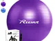 REEHUT Palla Fitness Palla da Ginnastica 55cm/65cm/75cm Yoga Fitness Ball Anti-Scoppio con...