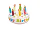 Posten Anker Torta di compleanno gonfiabile XXL da quasi 30 cm, torta di compleanno mobile...