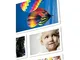 Confezione 100 fogli Carta fotografica Adesiva A4 Premium foto Glossy Lucida 105 gr. per S...