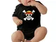 Barbara J Griffin One Piece Logo Baby Body Manica Corta Pigiama Tutina Nero Nero 2 Anni