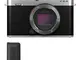 FUJIFILM X-E4, fotocamera digitale mirrorless con accessori MHG-XE4 e TR-XE4, colore: Arge...