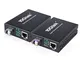 Coppia di convertitore multimediale in fibra Ethernet Gigabit 10/100 / 1000M, slot da RJ45...