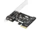 CERRXIAN scheda controller PCI Express SATA 3, 2 porte PCIe 3.1 a SATA 3.0 6 GBs scheda di...