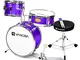 Vangoa Batteria per Principiante 13'' 3 pezzi Junior Acustico Drum Kit con Rullante, Tom,...