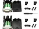 CERRXIAN - Adattatore per interfaccia seriale RS-232, DB9 maschio e DBP femmina (1 coppia)...