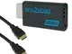 GoldOars Convertitore da Wii a HDMI Adattatore Wii a HDMI 720P/1080P e jack audio da 3,5 m...