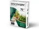 Discovery Carta Eco-Efficiente a Ottima Macinabilità, Grammatura da 70 g/mq a 75 g/mq, Bia...