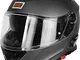 Origine Helmets 204271723600005 Delta Solid Matt Casco Apribile con Bluetooth Integrato, T...