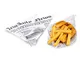 Kerafactum® – 20 sacchetti per patatine fritte, impermeabili al grasso, adatti per fish an...