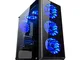 L-Link Avatar PC Case LED Blu USB 3.0 con Finestra