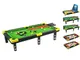 Vetrineinrete® Gioco da Tavolo 5 in 1 Portatile Basket Tavolo Biliardo Snooker Biliardo Po...