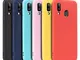 Wanxideng - 6X Cover per Samsung Galaxy A40, Custodia Morbido Opaco in Silicone TPU - Matt...