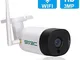 SV3C Telecamera wi-fi Esterno senza fili HD 3MP Videocamera Sorveglianza Esterno wifi con...