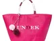 Sundek Straw shopping bag borsa donna col. Flamingo