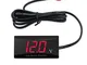 YGL Voltmetro Digitale per Auto, Impermeabile DC 12V Voltmetro Digitale a LED per Moto Aut...