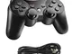 Diswoe Controller wireless per PS3, controller Bluetooth per PlayStation 3 Double Shock 6...