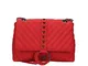 Le Pandorine Borsa a Spalla Vicky Small Canvas Colore Rosso PE20DAV02501