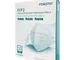 EasyCHEE Powstay PM01A Maschera di protezione antiparticolato FFP2 NR, CE 2834, filtrazion...