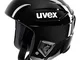 uvex Race +, Casco da Sci Unisex Adulto, all Black, 51-52 cm
