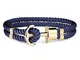 Paul Hewitt PHREP - Bracciale Donna e Uomo ad Ancora - Bracciali Unisex in Nylon (Blu Navy...