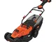 BLACK+DECKER BEMW481ES-QS Rasaerba a filo 1800W, Taglio 42cm, Impugnatura EasySteer