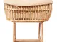 Dondolo in rattan Geuther | utilizzabile come culla o lettino per bambini | materasso con...